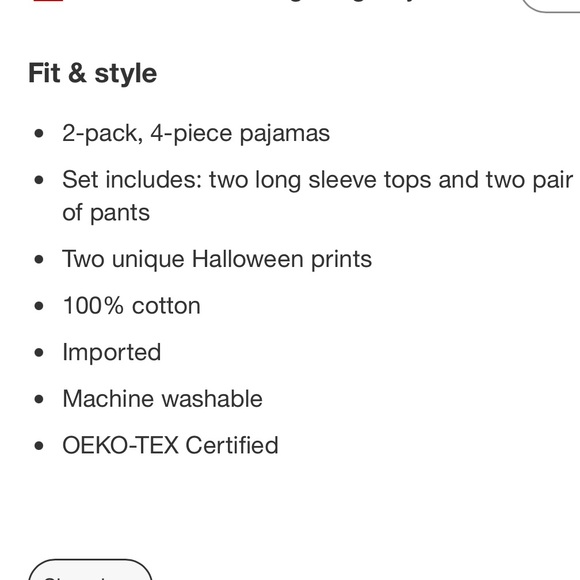 Carters Halloween dinosaur 4 pc pj set - Picture 12 of 12